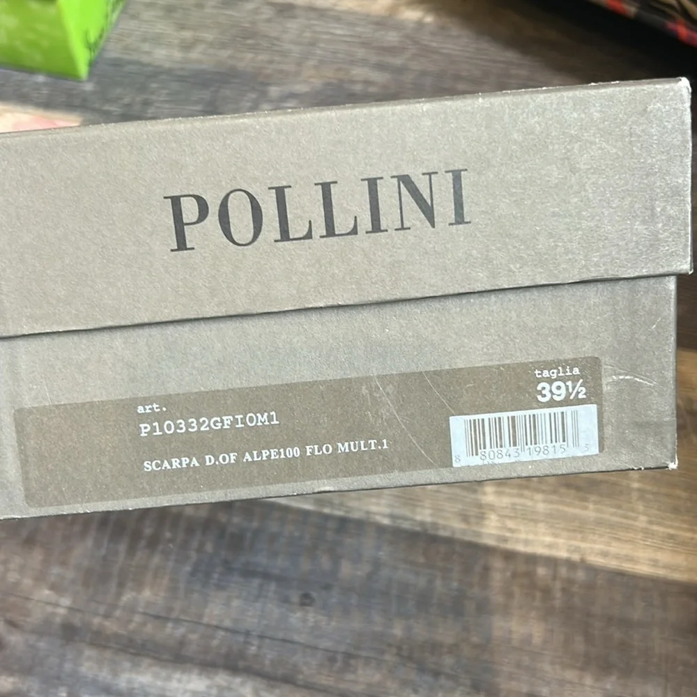 Pollini Italian Floral Heels Size 39 1/2 Floral